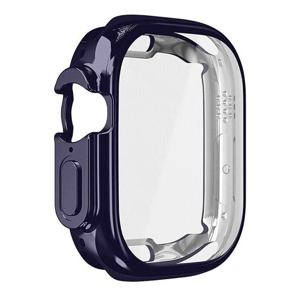 Vildt Fint Universal Cover med Skærmbeskytter i Plastik og Glas passer til Apple Watch Series 8 (45mm) / Apple Watch Series 7 45mm - Blå#serie_1