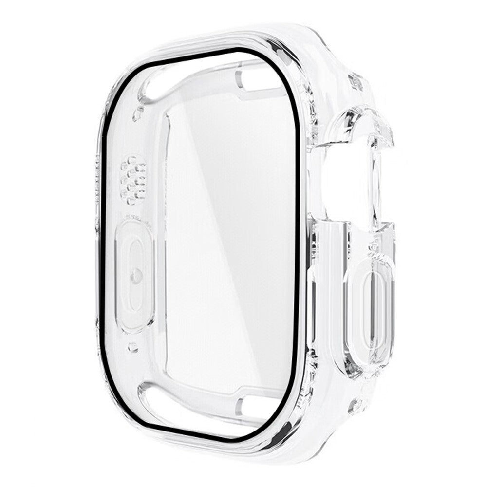 Vildt Fint Universal Cover med Skærmbeskytter i Plastik og Glas passer til Apple Watch Series 8 (45mm) / Apple Watch Series 7 45mm - Gennemsigtig#serie_4