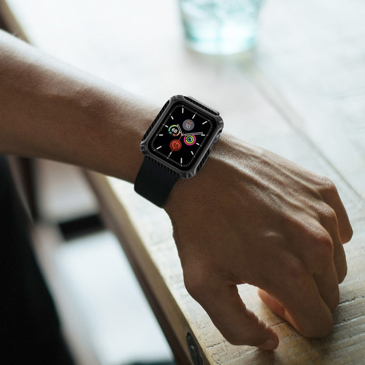 Mega Godt Apple Watch Series 8 (41mm) / Apple Watch Series 7 41mm Silikone Cover - Sort#serie_1