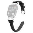 Apple Smartwatch Bracelet Universel en cuir véritable et strass