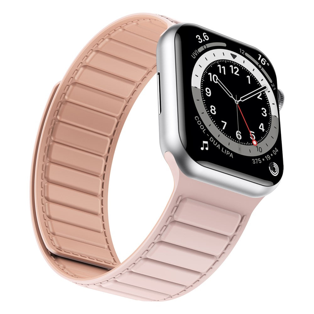 Vildt Rart Silikone Universal Rem passer til Apple Smartwatch - Pink#serie_3