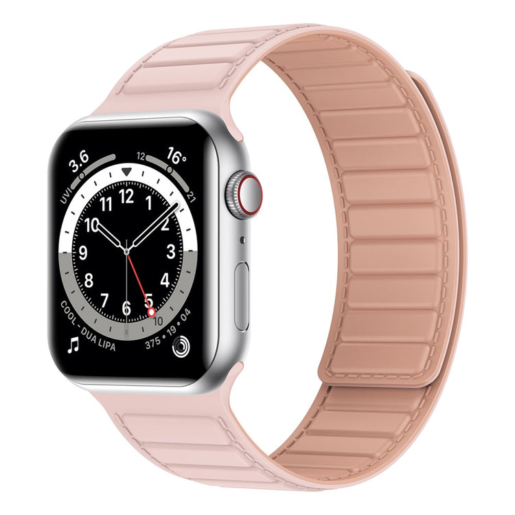 Vildt Rart Silikone Universal Rem passer til Apple Smartwatch - Pink#serie_3