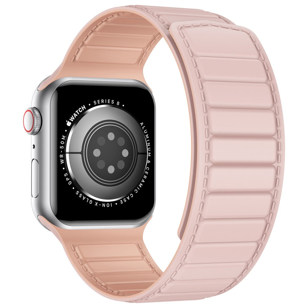 Vildt Rart Silikone Universal Rem passer til Apple Smartwatch - Pink#serie_3