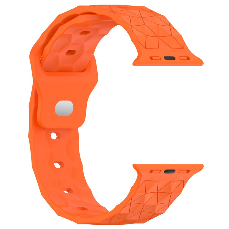 Super Flot Silikone Universal Rem passer til Apple Smartwatch - Orange#serie_11