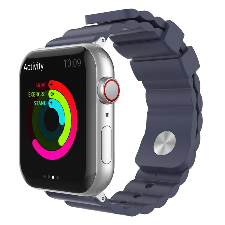 Mega Cool Silikone Universal Rem passer til Apple Smartwatch - Blå#serie_4