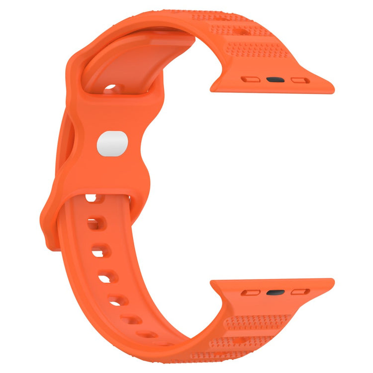 Elegant Metal Og Silikone Universal Rem passer til Apple Smartwatch - Orange#serie_3