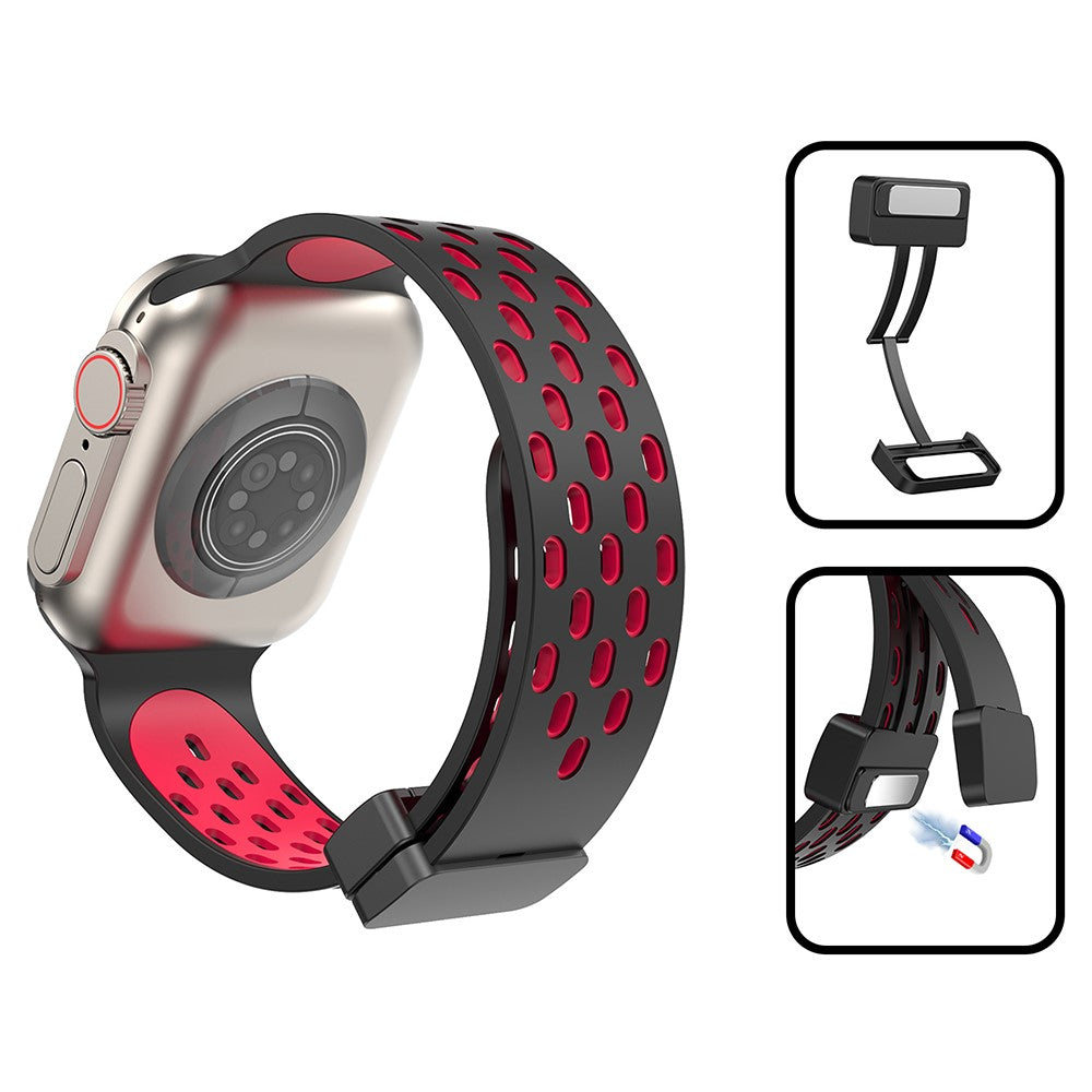 Fortrinligt Silikone Universal Rem passer til Apple Smartwatch - Blå#serie_16