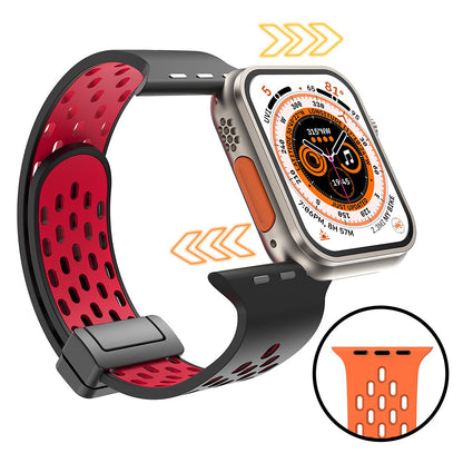 Fortrinligt Silikone Universal Rem passer til Apple Smartwatch - Blå#serie_2