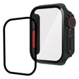 Incroyablement à la mode Apple Watch Series 8 (45mm) / Apple Watch Series 7 45mm Universel Cover avec protection d'écran en plastique et verre trempé.