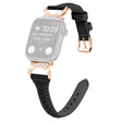 Apple Smartwatch Bracelet Universel en cuir véritable et strass