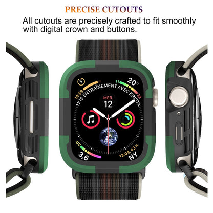 Beskyttende Silikone Universal Bumper passer til Apple Watch Series 8 (45mm) / Apple Watch Series 7 45mm - Grøn#serie_4