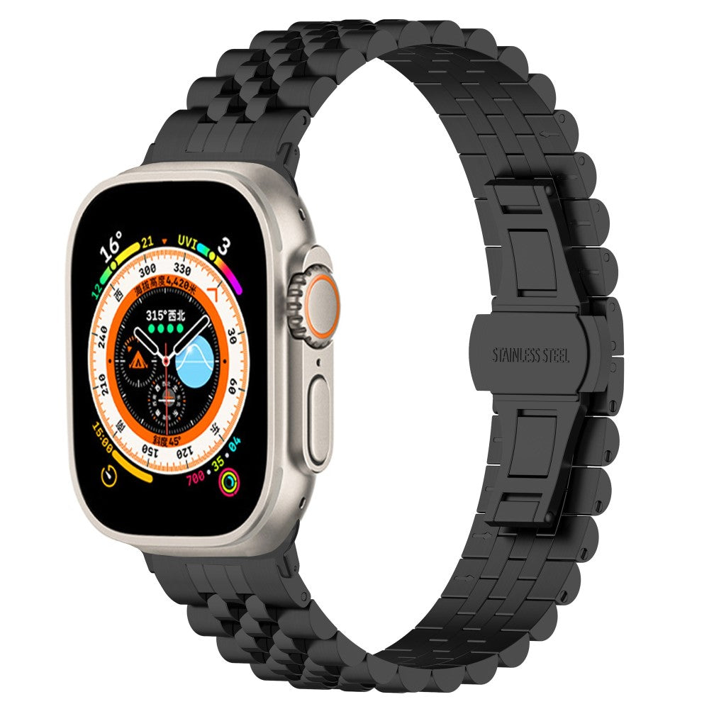 Meget Fantastisk Metal Universal Rem passer til Apple Smartwatch - Sort#serie_3