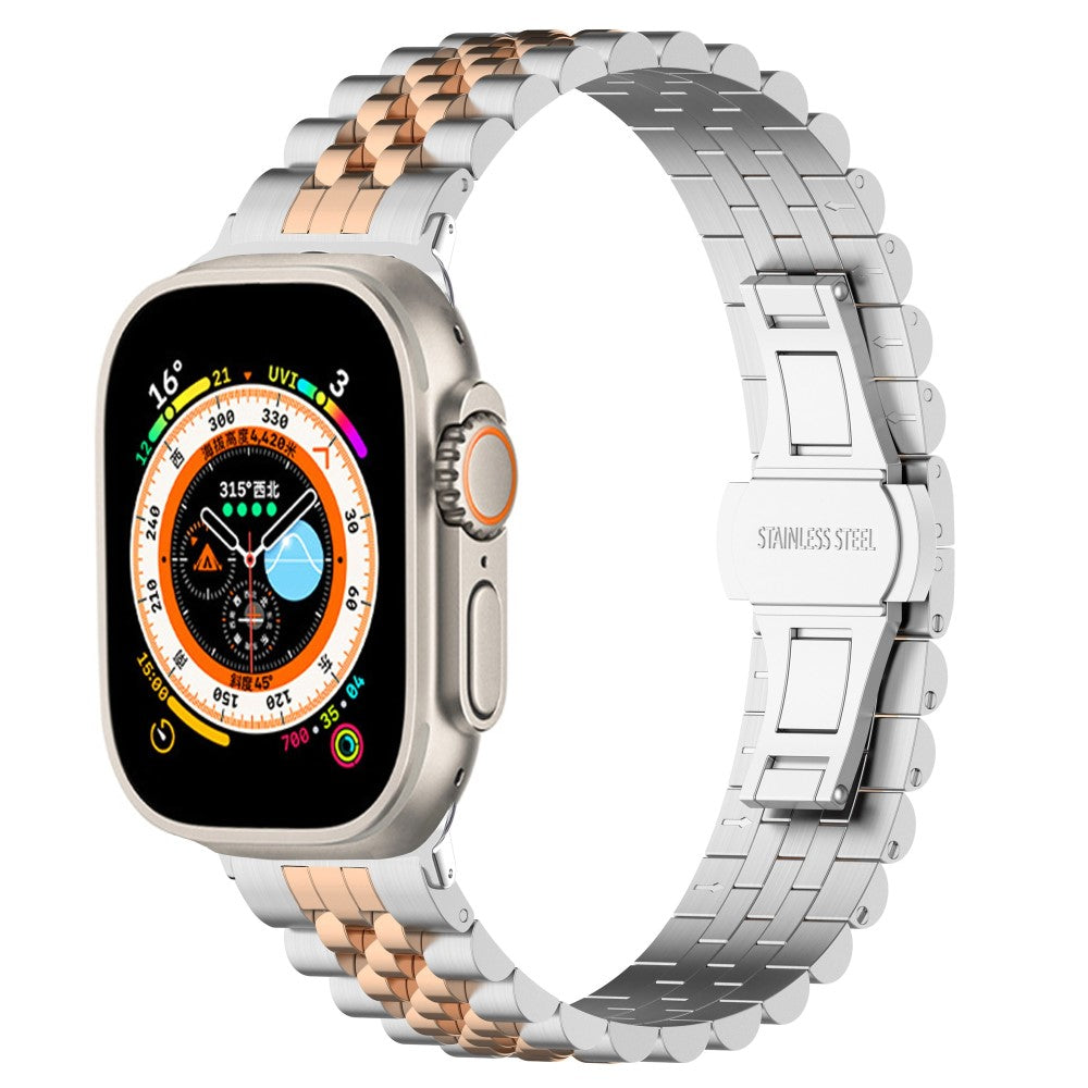 Meget Fantastisk Metal Universal Rem passer til Apple Smartwatch - Pink#serie_8