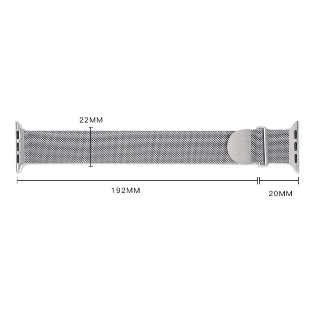 Kønt Metal Universal Rem passer til Apple Smartwatch - Lilla#serie_16