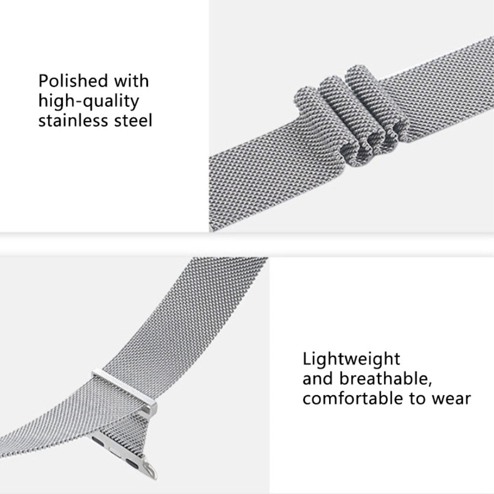 Kønt Metal Universal Rem passer til Apple Smartwatch - Guld#serie_6