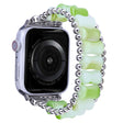 Apple Watch Series 8 (45mm) / Watch Ultra resin bamboo style strap - Grass Green