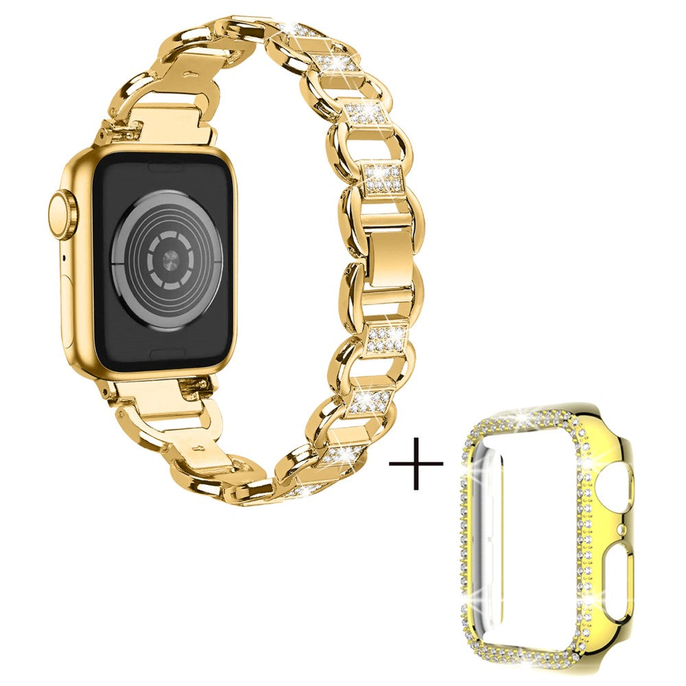 Metal Cover passer til Apple Smartwatch - Guld#serie_3