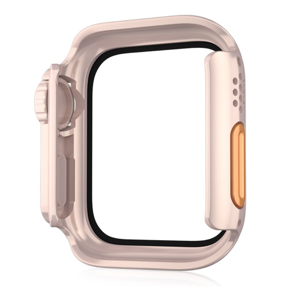 Vildt Godt Universal Cover med Skærmbeskytter i Plastik og Hærdet Glas passer til Apple Smartwatch - Pink#serie_2