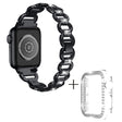 Apple Watch SE 2022 (44mm) rhinestone décor alloy strap with clear cover