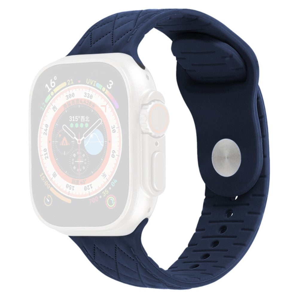 Mega Godt Silikone Universal Rem passer til Apple Smartwatch - Blå#serie_11