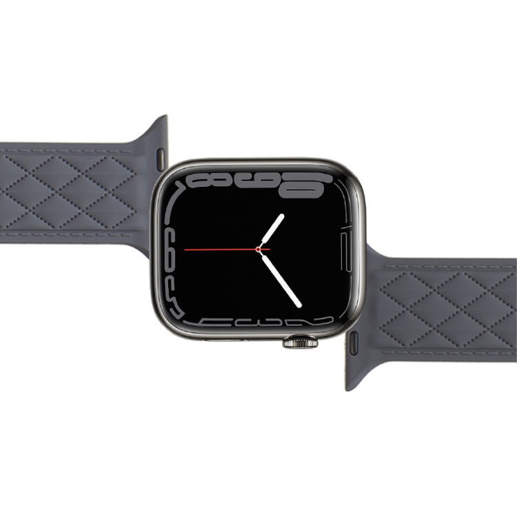 Mega Godt Silikone Universal Rem passer til Apple Smartwatch - Rød#serie_15