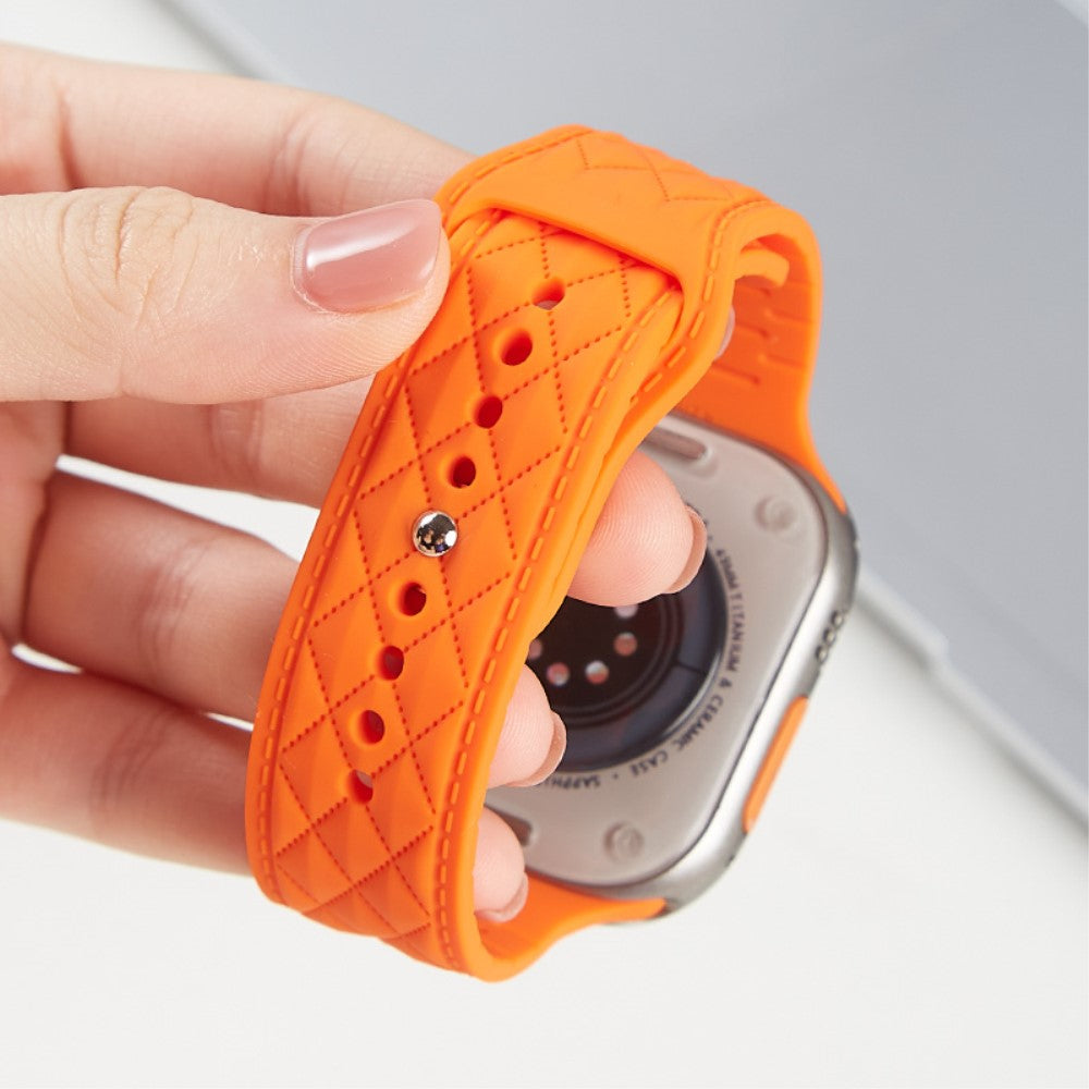 Fantastisk Silikone Universal Rem passer til Apple Smartwatch - Lilla#serie_9