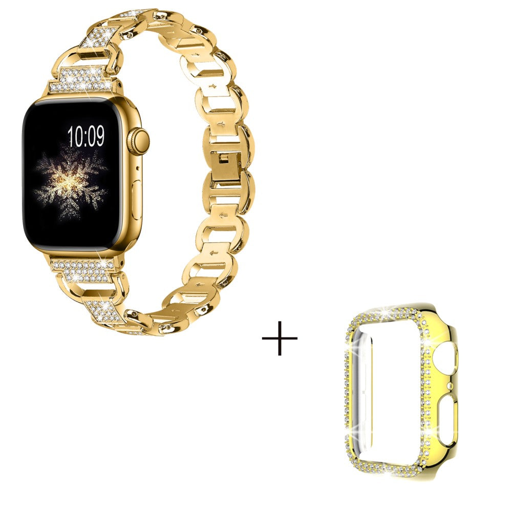 Metal Cover passer til Apple Watch Series 1-3 42mm - Guld#serie_3