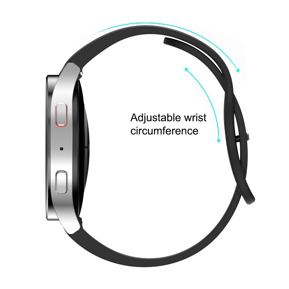 Helt Vildt Skøn Silikone Universal Rem passer til Samsung Smartwatch - Hvid#serie_11