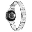 Samsung Galaxy Watch 6 / 5 / 4 rhinestone bead stainless steel strap