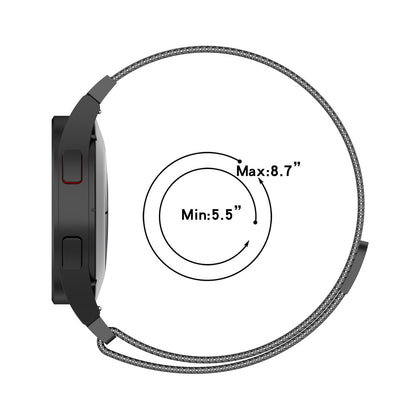 Super Elegant Metal Universal Rem passer til Samsung Smartwatch - Sølv#serie_4
