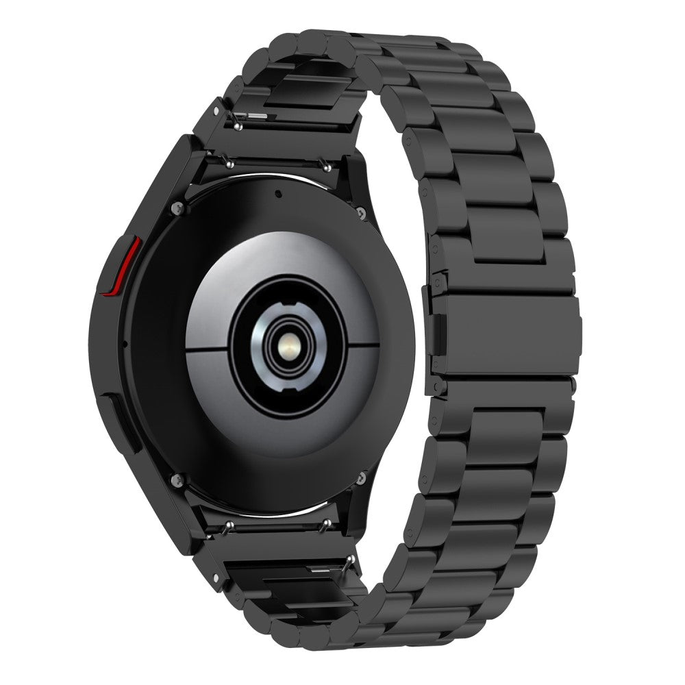 3-Bead stainless steel strap for Samsung Galaxy Watch 6 / 5 / 4 - Black#serie_1