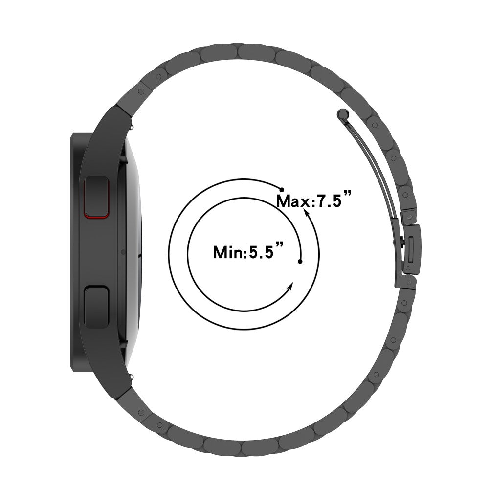 Glimrende Metal Universal Rem passer til Samsung Smartwatch - Pink#serie_4