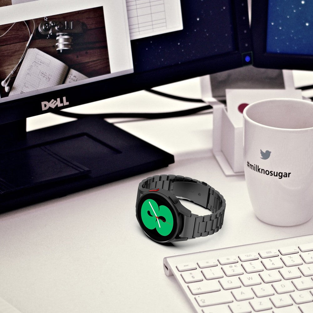 Glimrende Metal Universal Rem passer til Samsung Smartwatch - Guld#serie_5