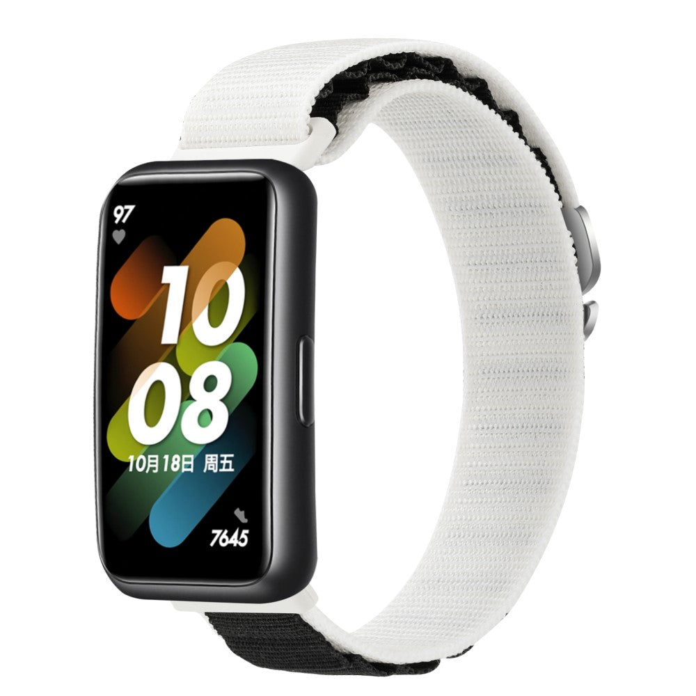 Helt Vildt Nydelig Nylon Rem passer til Huawei Band 7 - Orange#serie_3