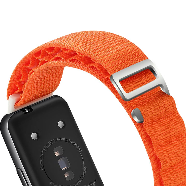 Helt Vildt Nydelig Nylon Rem passer til Huawei Band 7 - Sort#serie_6