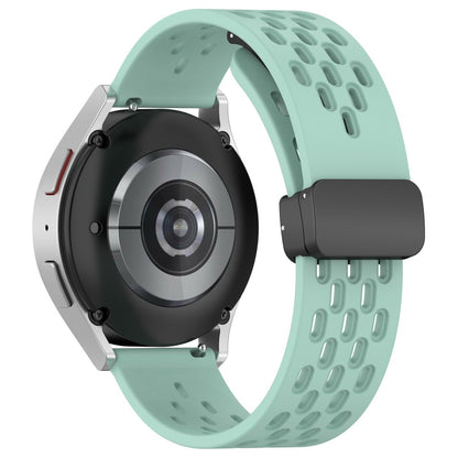 22mm simple silicone strap for Samsung and Huawei watch - Teal Green#serie_12