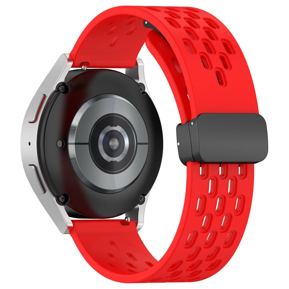 22mm simple silicone strap for Samsung and Huawei watch - Red#serie_5