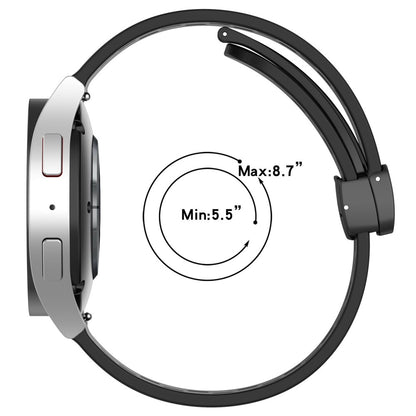 Vildt Smuk Metal Og Silikone Universal Rem passer til Smartwatch - Sølv#serie_9