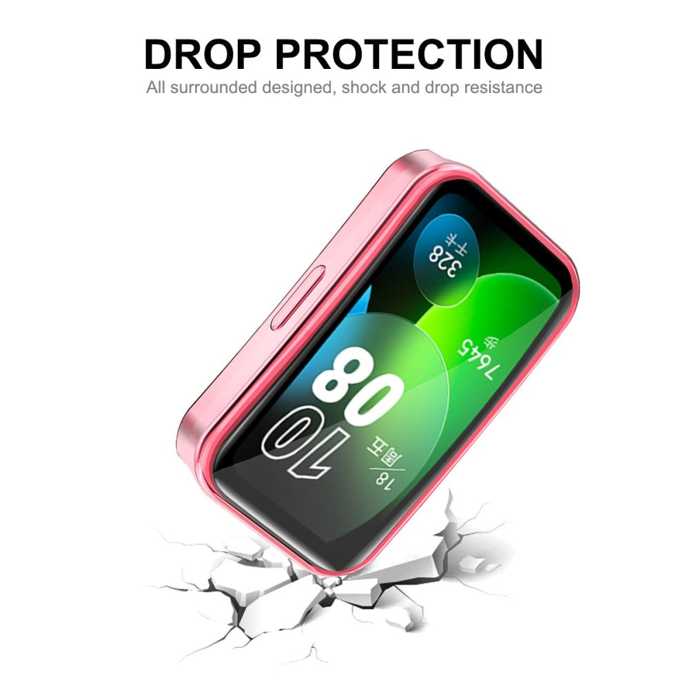 Meget Godt Silikone Cover passer til Huawei Band 8 - Grøn#serie_4