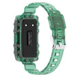 Clear style strap with cover for Huawei and Honor watch - Transparent Green