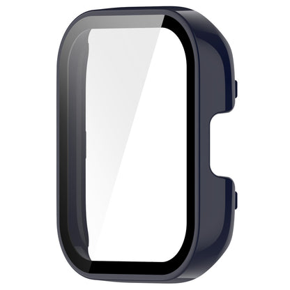Meget Fint Xiaomi Redmi Band 3 Cover med Skærmbeskytter i Plastik og Hærdet Glas - Blå#serie_2