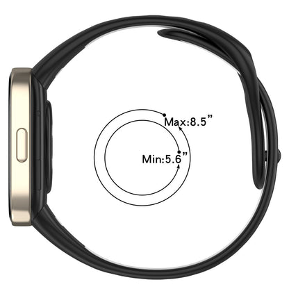 Silikone Universal Rem passer til Xiaomi Redmi Watch 3 / Xiaomi Mi Watch Lite 3 - Sølv#serie_7