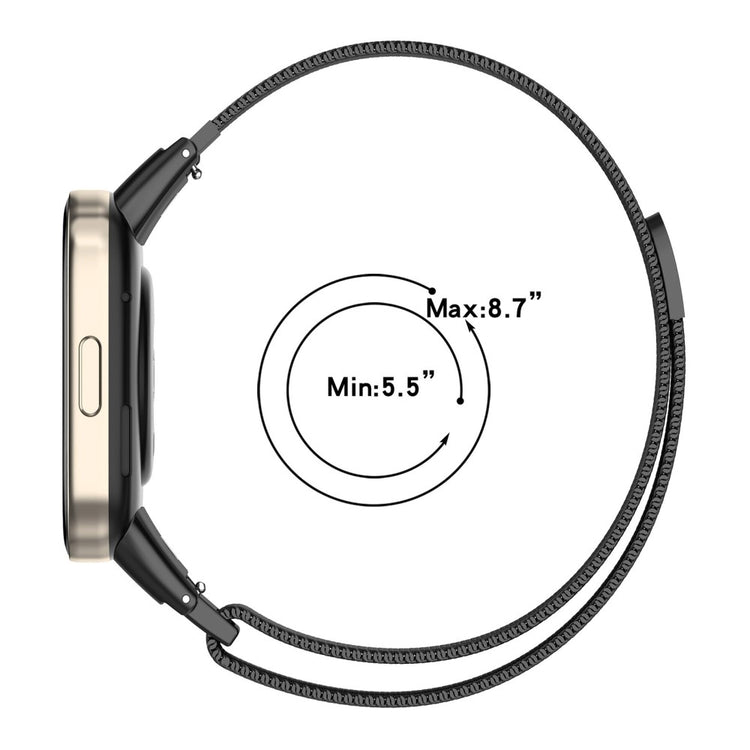 Metal Universal Rem passer til Xiaomi Redmi Watch 3 / Xiaomi Mi Watch Lite 3 - Sølv#serie_2