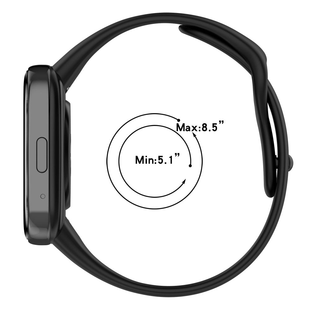 Silikone Universal Rem passer til Xiaomi Redmi Watch 3 Active / Xiaomi Mi Watch Lite 3 - Hvid#serie_10