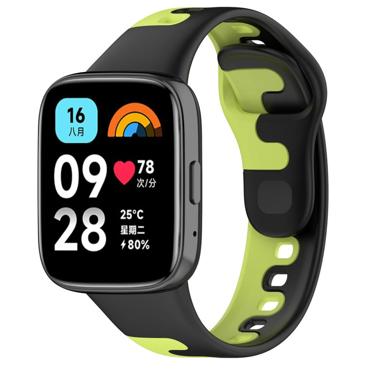 Silikone Universal Rem passer til Xiaomi Redmi Watch 3 Active / Xiaomi Mi Watch Lite 3 - Grøn#serie_6