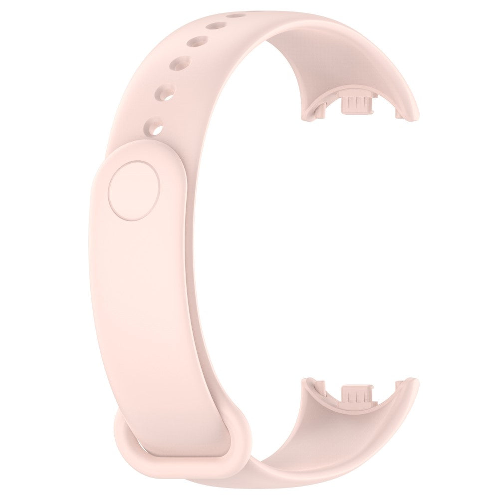 Super Fed Silikone Rem passer til Xiaomi Smart Band 8 - Pink#serie_12