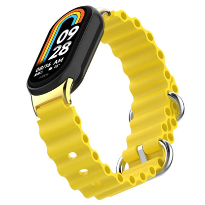 Flot Silikone Cover passer til Xiaomi Smart Band 8 - Gul#serie_8