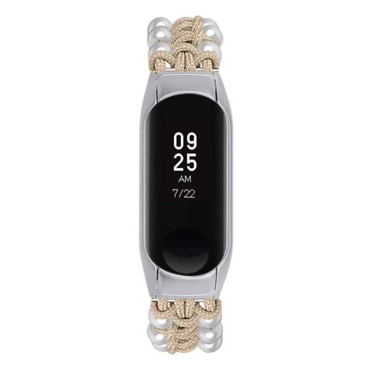 Rigtigt Godt Nylon Rem passer til Xiaomi Smart Band 8 - Brun#serie_6