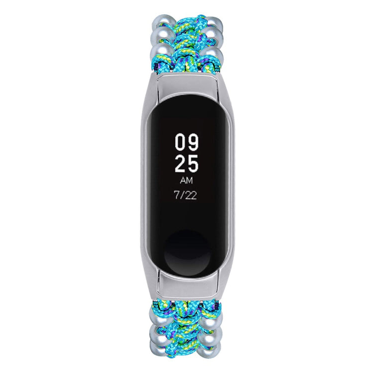 Rigtigt Godt Nylon Rem passer til Xiaomi Smart Band 8 - Blå#serie_7