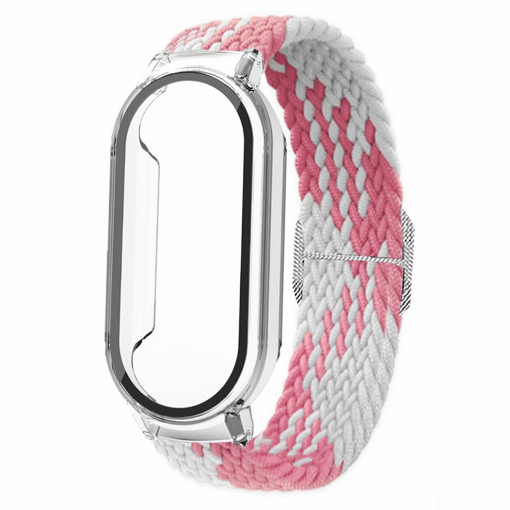 Rigtigt Skøn Nylon Rem passer til Xiaomi Smart Band 8 - Pink#serie_4